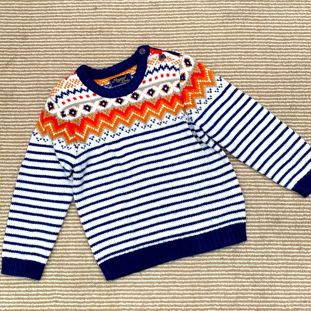 Mayoral Baby Fairisle Sweater